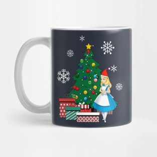 Alice In Wonderland Around The Christmas Tree Mug